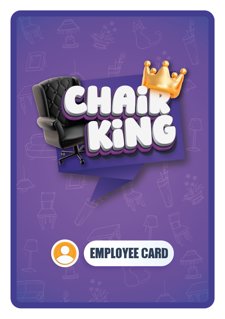 CHAIR KING board game for kids future